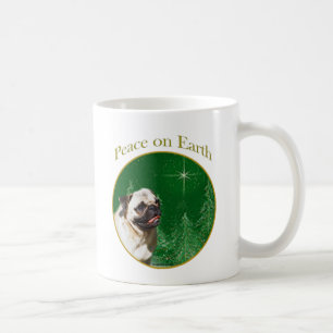 Caneca De Café Pug Peace