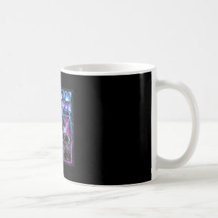 Caneca De Café Pug Preto Fantasia Meninos Meninas Meme Retro 90s