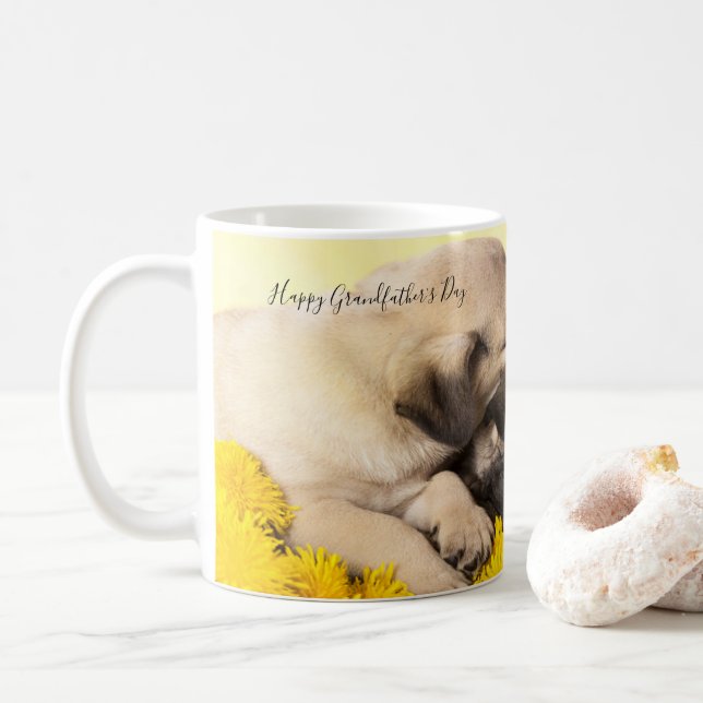 Caneca De Café Pug Puppies  (Com Donut)