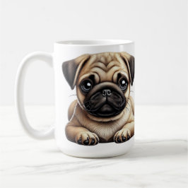 Caneca De Café Pug Puppy