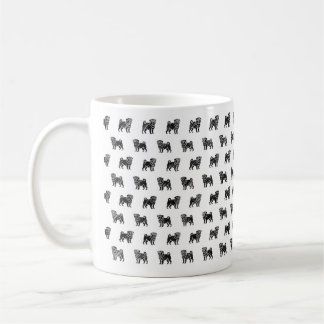 Caneca De Café Pug Sketch Design Mug
