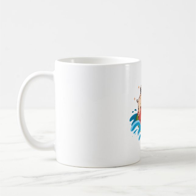 Caneca De Café Pug Watermelon (Esquerda)