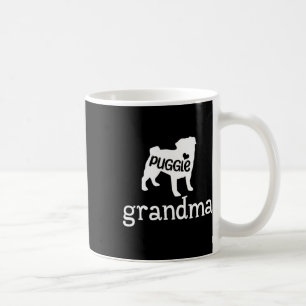 Caneca De Café Puggle Dog Avó Sobrinha Para Mulheres Cachorro Bon