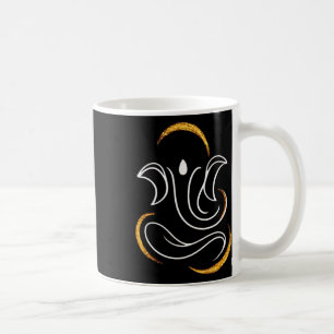 Caneca De Café Pujá de Ganesha hindu Deus Elefante Índia Meditaçã