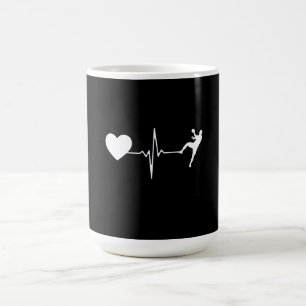 Caneca De Café Pulsação do Jogador de Andebol