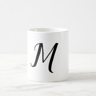 CANECA DE CAFÉ PULSEIRA DE CHAVE MINIMAL SIMPLES MONOGRAMA ELEGAN
