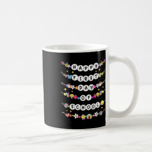 Caneca De Café Pulseiras de Amizade do Primeiro Dia de Aula Chá