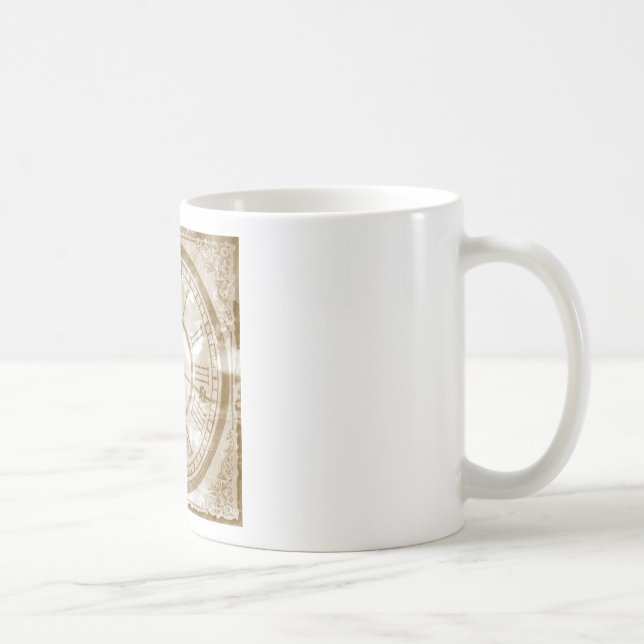 Caneca De Café Pulso de disparo do vintage (Direita)