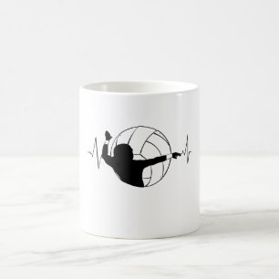 Caneca De Café Pulso de Voleibol