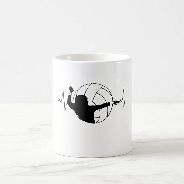 Caneca De Café Pulso de Voleibol (Centro)