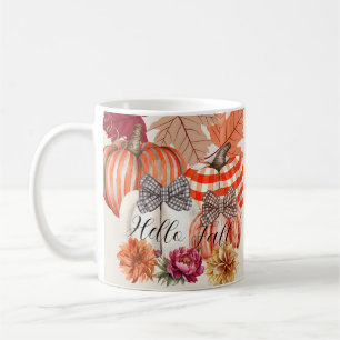 Caneca De Café Pumkin Floral