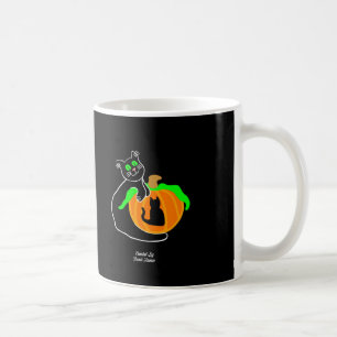 Caneca De Café Pumpkin Black Cat Coffee Mug