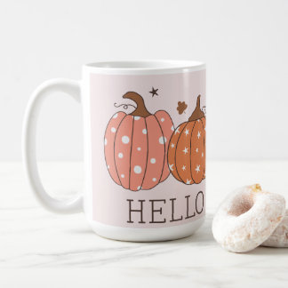 Caneca De Café Pumpkin Bonito Pastel Alô