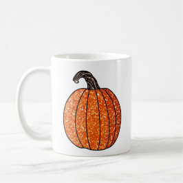 Caneca De Café Pumpkin com brilho