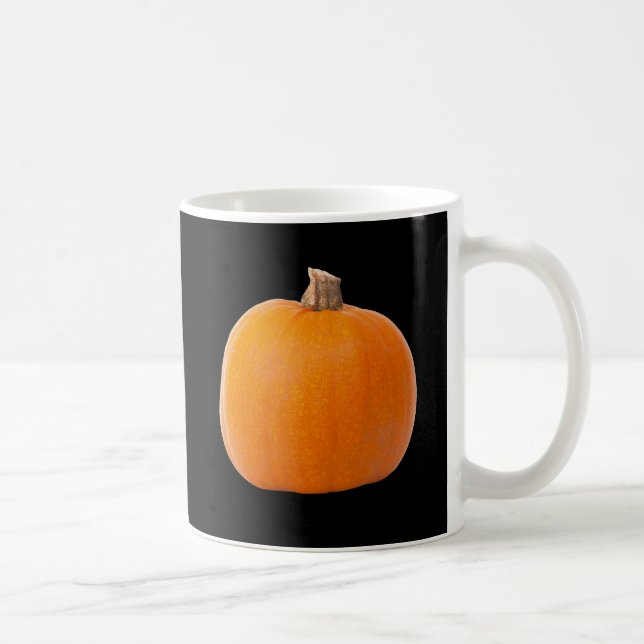 Caneca De Café Pumpkin de Colheita Laranja Grande (Direita)