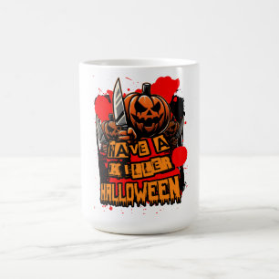 Caneca De Café Pumpkin do Assassino de Halloween