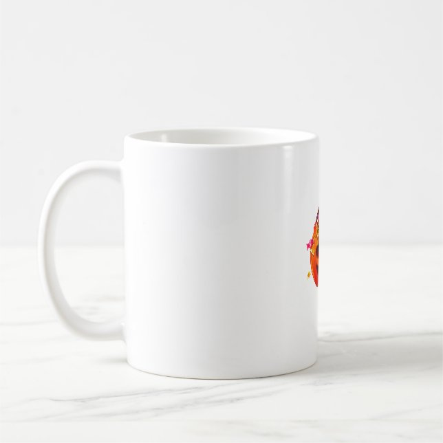 Caneca De Café Pumpkin doce doce doce Halloween Black Cat Jack O' (Esquerda)