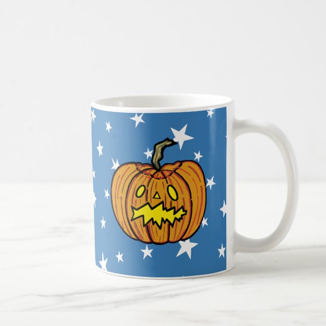 Caneca De Café Pumpkin Halloween Coffee Mug (Direita)