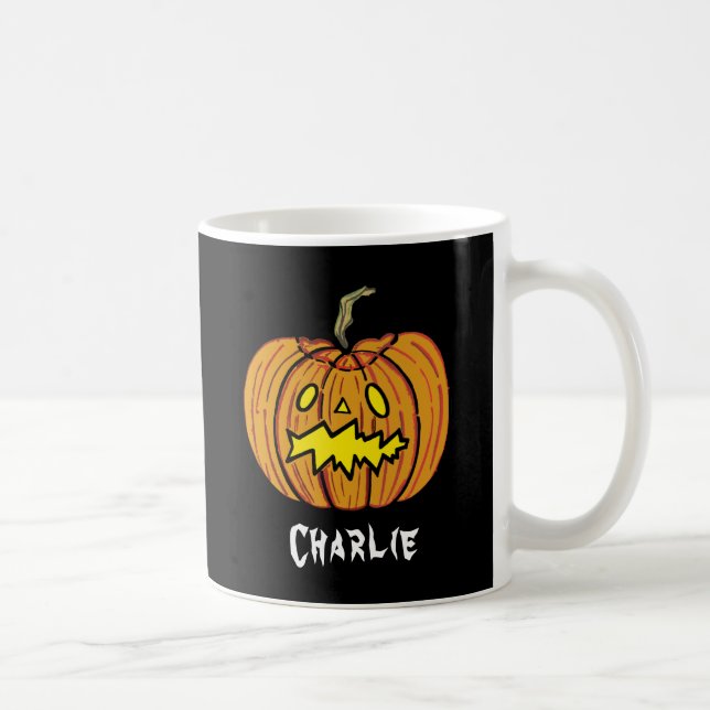 Caneca De Café Pumpkin Halloween Coffee Mug (Direita)