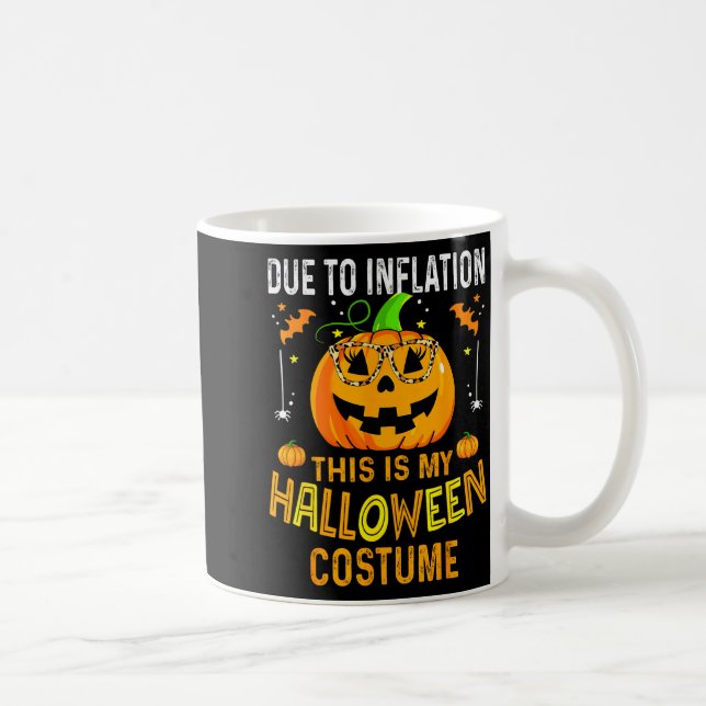 Caneca De Café Pumpkin Halloween Costume Men Women Funny Hallowee (Direita)
