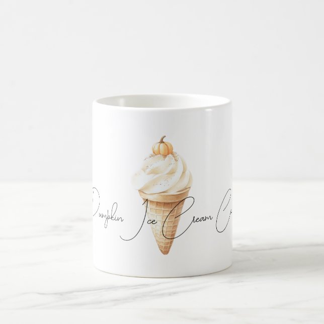 Caneca De Café Pumpkin Ice Cream Cone (Centro)