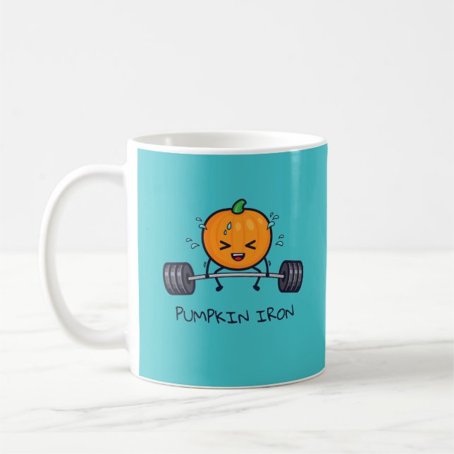 Caneca De Café Pumpkin Iron Pun (Esquerda)