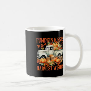 Caneca De Café Pumpkin Kisses E Harvest Deseja O Obrigado De Cami