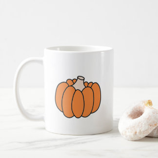 Caneca De Café Pumpkin Laranja - Mug