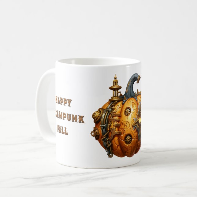 Caneca De Café Pumpkin Mug. (Frente Esquerda)