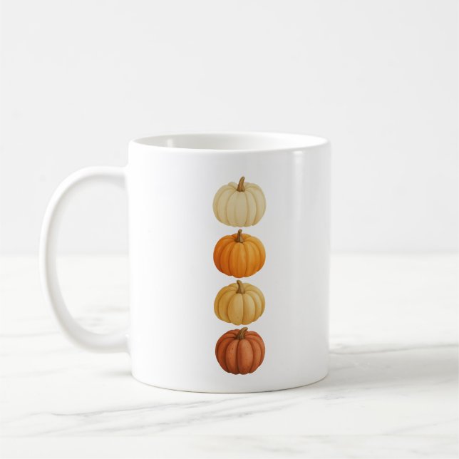 Caneca De Café Pumpkin Mug Cozy Café Cup de outono (Esquerda)