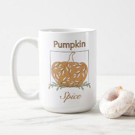 Caneca De Café Pumpkin Na Luz - Pumpkin Spice