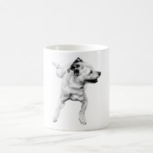Caneca De Café Pumpkin Path Spin, Ears Up