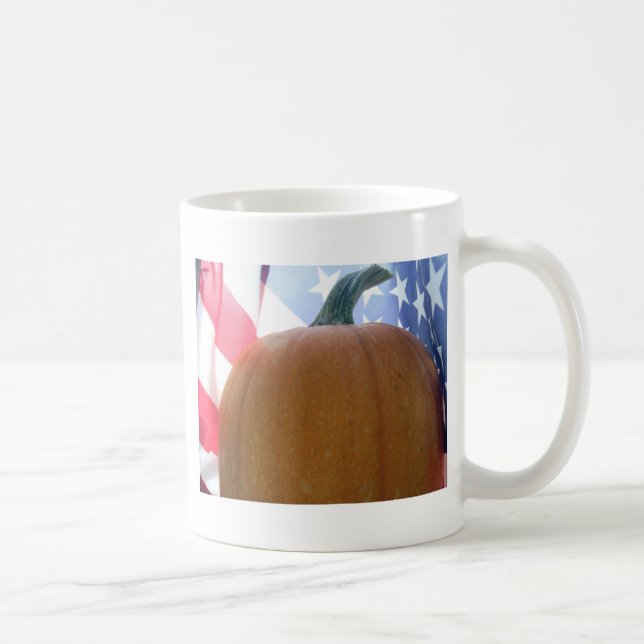 Caneca De Café Pumpkin Patriótico (Direita)