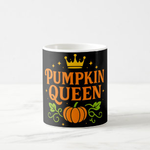 Caneca De Café Pumpkin Queen Halloween