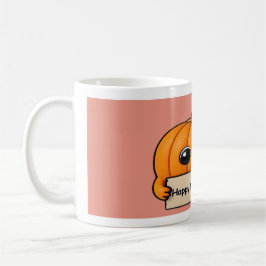 Caneca De Café Pumpkin Smiles & Gratitude Sips- Thanksgiving Mug