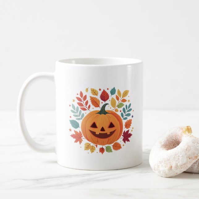 Caneca De Café Pumpkin Spice Cups (Com Donut)
