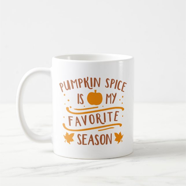 Caneca De Café Pumpkin Spice É Minha Época Favorita (Esquerda)