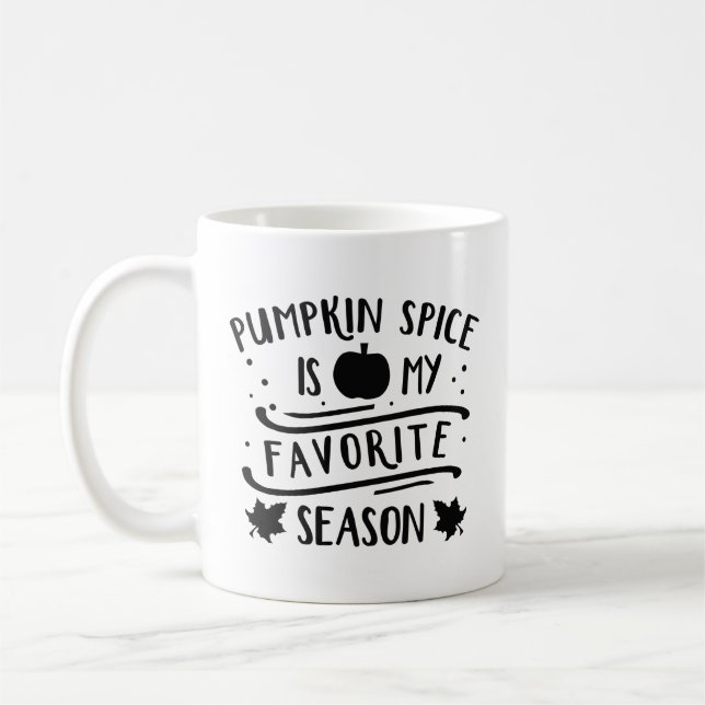 Caneca De Café Pumpkin Spice É Minha Época Favorita (Esquerda)