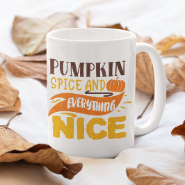 Caneca De Café Pumpkin Spice E Tudo O Que É Boa Cotação De Outono