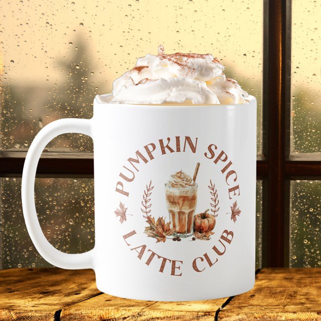 Caneca De Café Pumpkin Spice Lats Club outono (In situ)