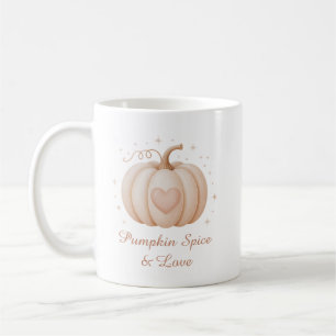Caneca De Café Pumpkin Spice & Love Cujo Pastel Pumpkin Fava no H