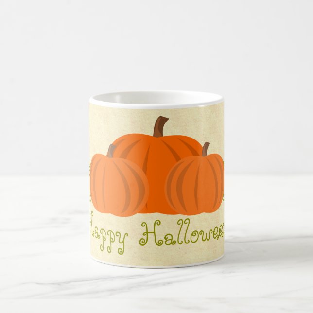 Caneca De Café Pumpkin Swirls Halloween Mug (Centro)