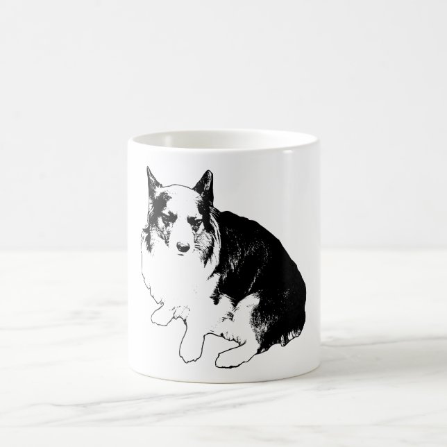 Caneca De Café Pumpkin Walk Corgi (Centro)