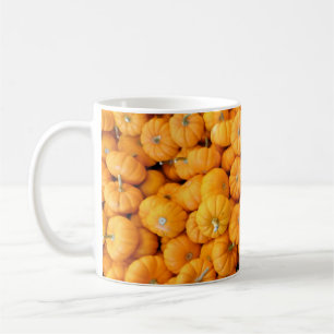 Caneca De Café Pumpkins de Colheita de Pequeno Laranja