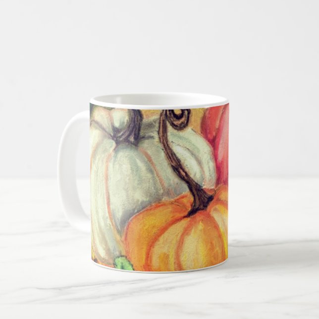 Caneca De Café Pumpkins Halloween Coffee Mug (Frente Esquerda)