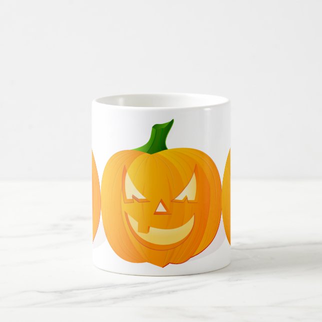 Caneca De Café Pumpkins White Coffee Mug (Centro)
