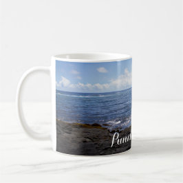 Caneca De Café Punalu'u Black Sand Beach Hawaii