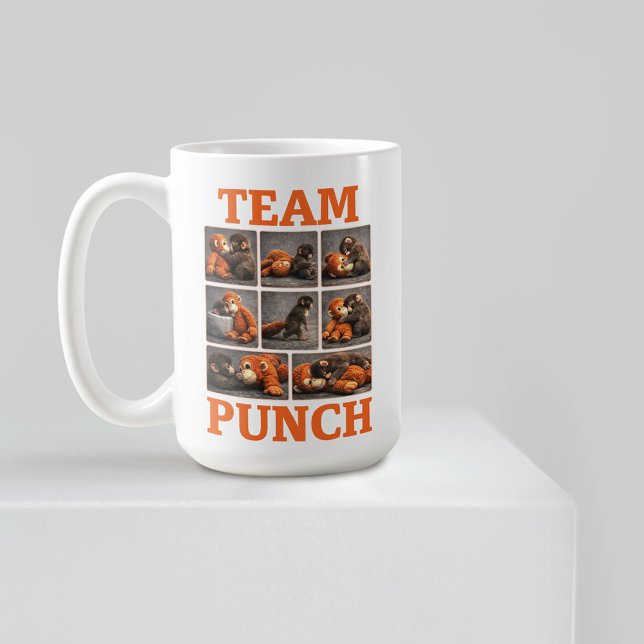 Caneca De Café Punho de Macaco Bebê (Criador carregado)