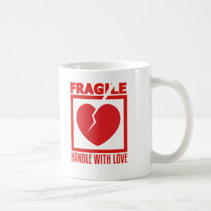 Caneca De Café Punho frágil com amor