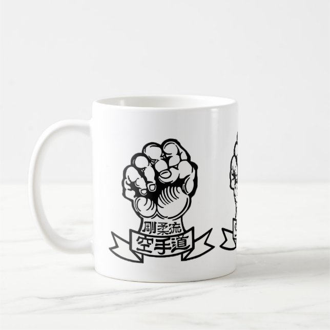 Caneca De Café Punho Goju Ryu (Esquerda)